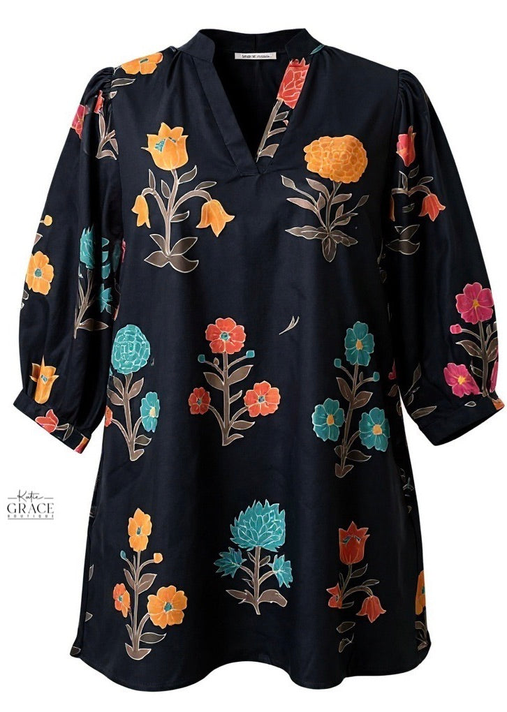 "Carmen" Floral Dress