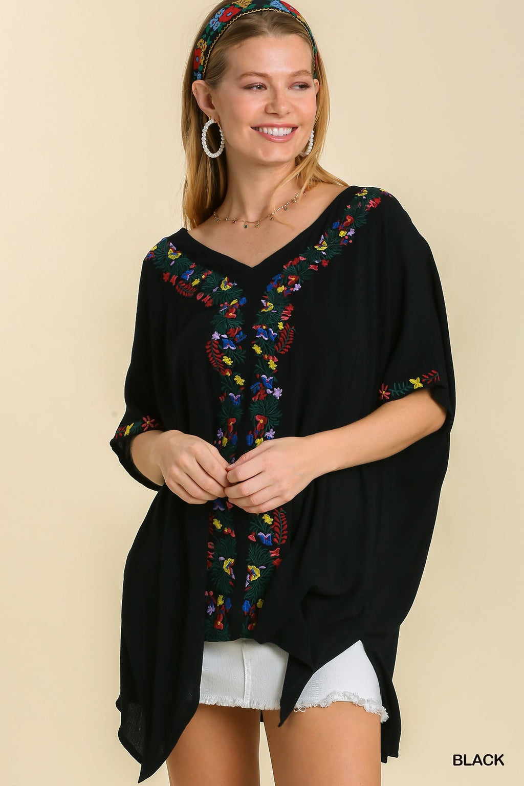 "Landra" Embroidered Blouse