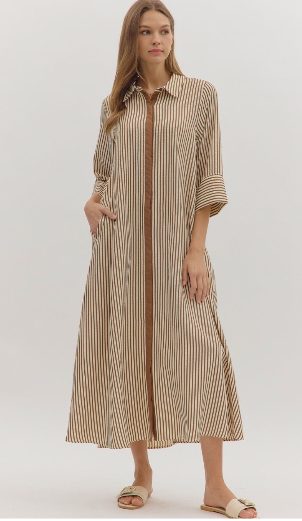 "Melody" Striped Dress, 3 colors - The Katie Grace Boutique