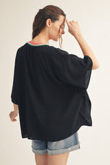 "Georgia" Batwing Blouse, 2 colors