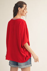 "Georgia" Batwing Blouse, 2 colors