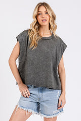 "Milly" Boxy Fit Top, 2 colors - The Katie Grace Boutique