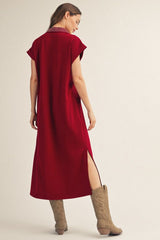 "Terry" Luxe Knit Midi Dress
