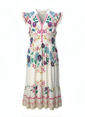 "Calista" Midi Dress - The Katie Grace Boutique