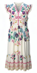 "Calista" Midi Dress - The Katie Grace Boutique