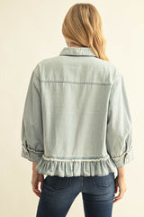 "Taylor" Denim Top