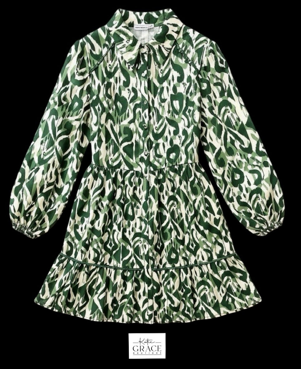 "Aleah" Printed Dress