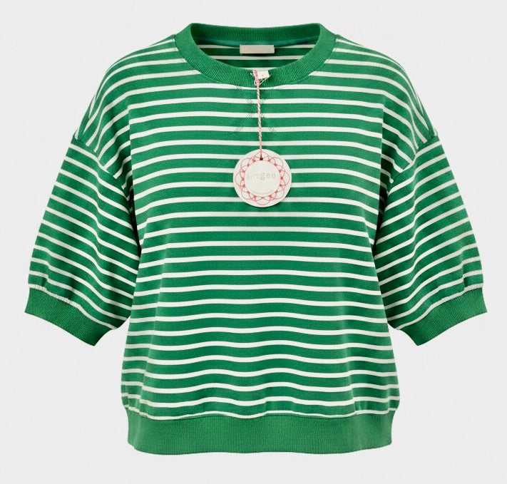 "Kelli" Striped Top - The Katie Grace Boutique