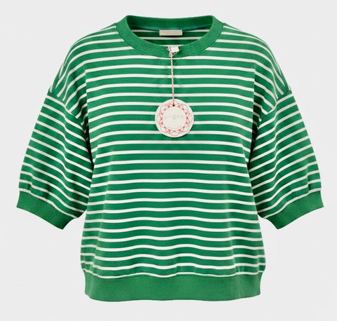 "Kelli" Striped Top - The Katie Grace Boutique