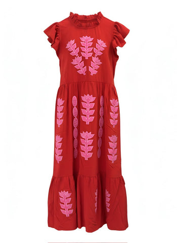 "Shelly" Embroidered Dress