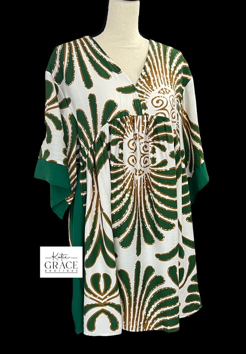"Aura" Kimono Sleeve Dress