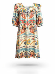 "Jessica" Short Sleeve Dress - The Katie Grace Boutique