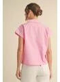 "Emmy" Embroidered Blouse - The Katie Grace Boutique