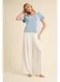"Nelah" Scalloped Knit Top, 2 colors - The Katie Grace Boutique