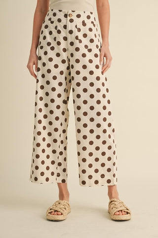 "Dot" Polka Dot Pants, PLUS