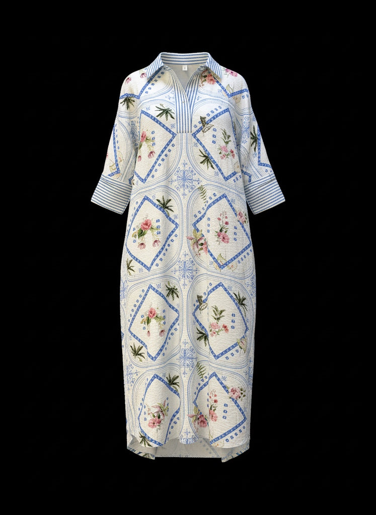 "Shelby" Midi Dress - The Katie Grace Boutique