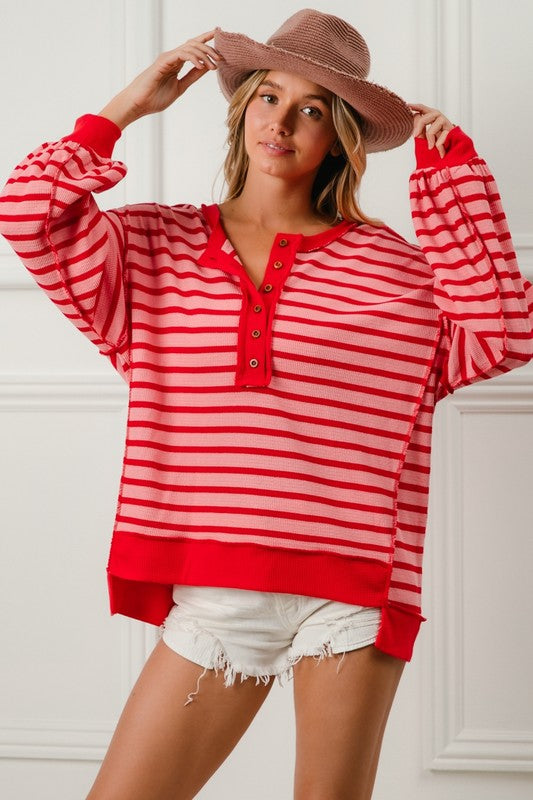 "Alexa" Striped Top