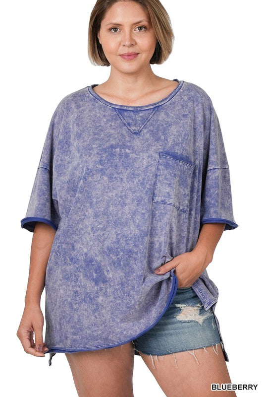 "Chelsea" Mineral Washed Top