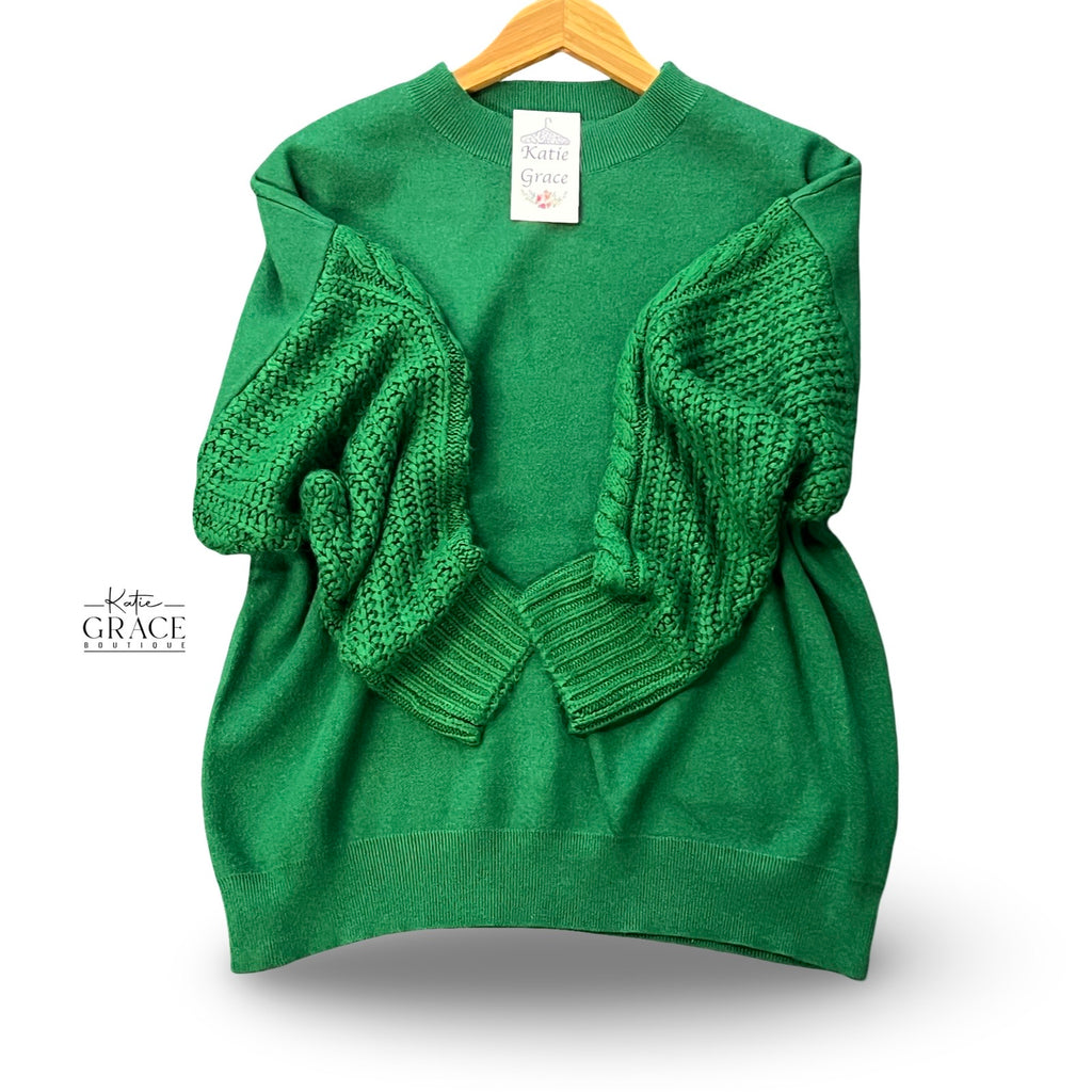 "Everly" Multi Knit Sweater - The Katie Grace Boutique