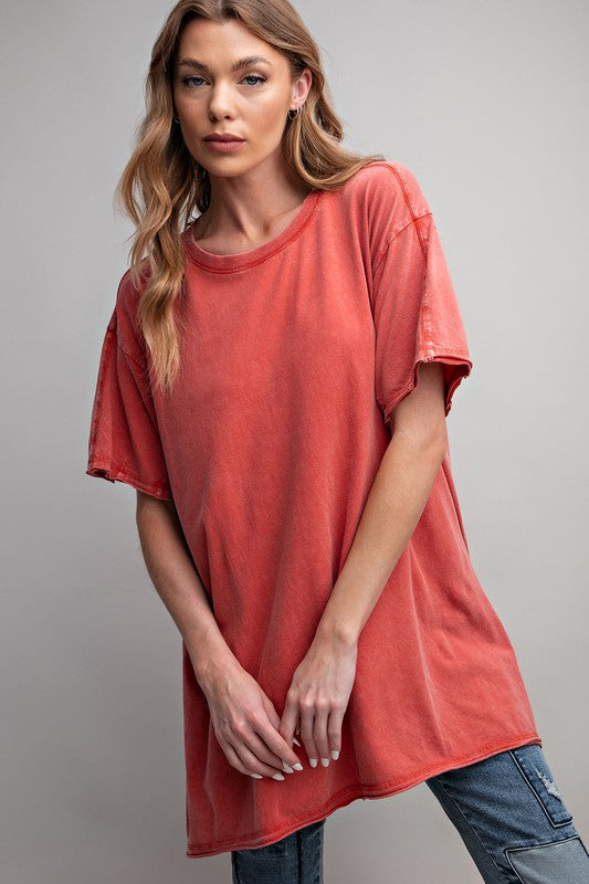 "Avery" Mineral Washed Tunic