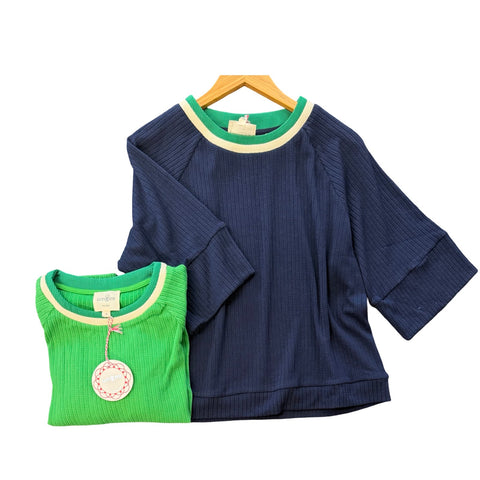 "Gracie" Ribbed Top, 2 colors - The Katie Grace Boutique