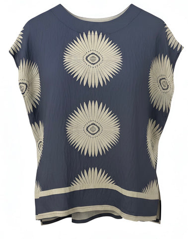 "Sky" Boxy Blouse,