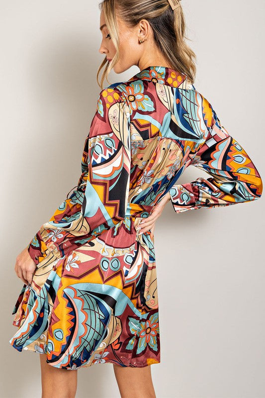 "Brynlee" Abstract Dress