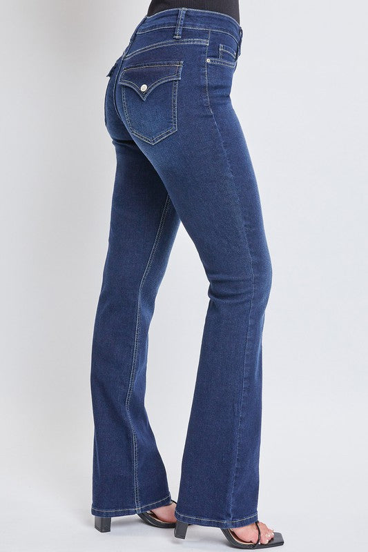 "Arly" Boot Cut Mid Rise Jean
