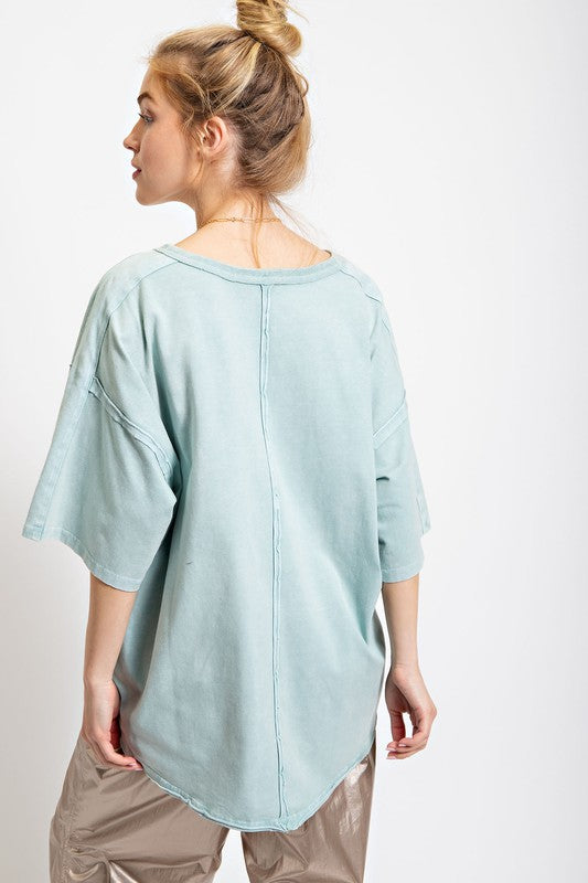 "Victoria" Mineral Washed Top