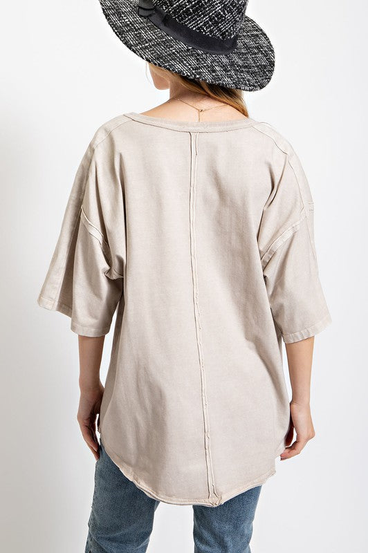 "Victoria" Mineral Washed Top