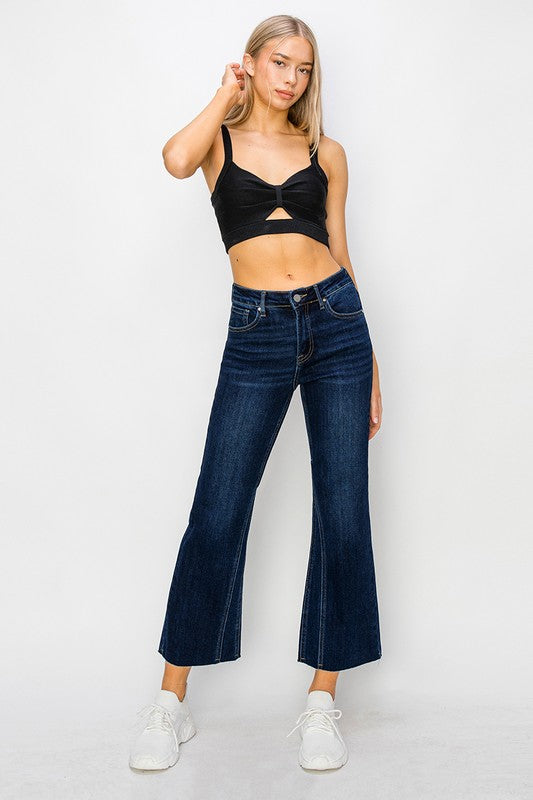 "Oakley" Dark Cropped Jeans - The Katie Grace Boutique