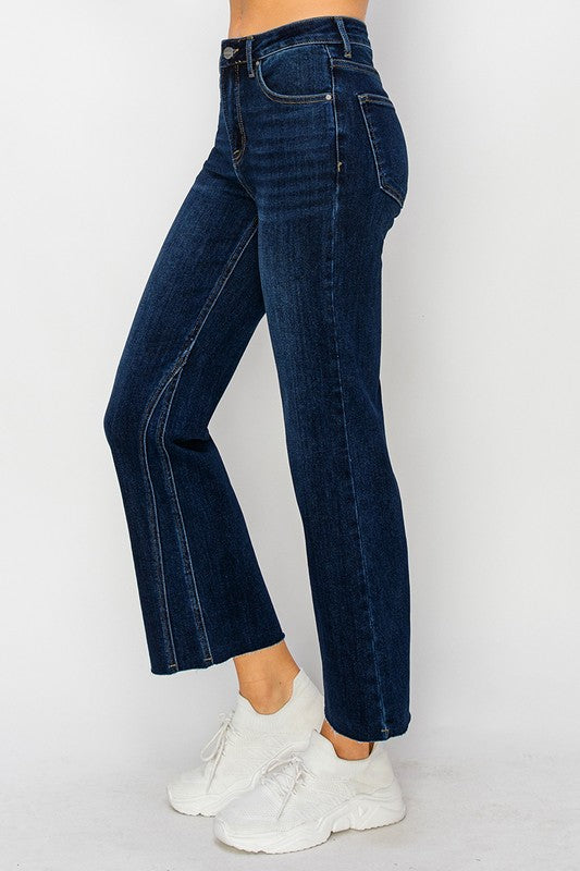 "Oakley" Dark Cropped Jeans - The Katie Grace Boutique