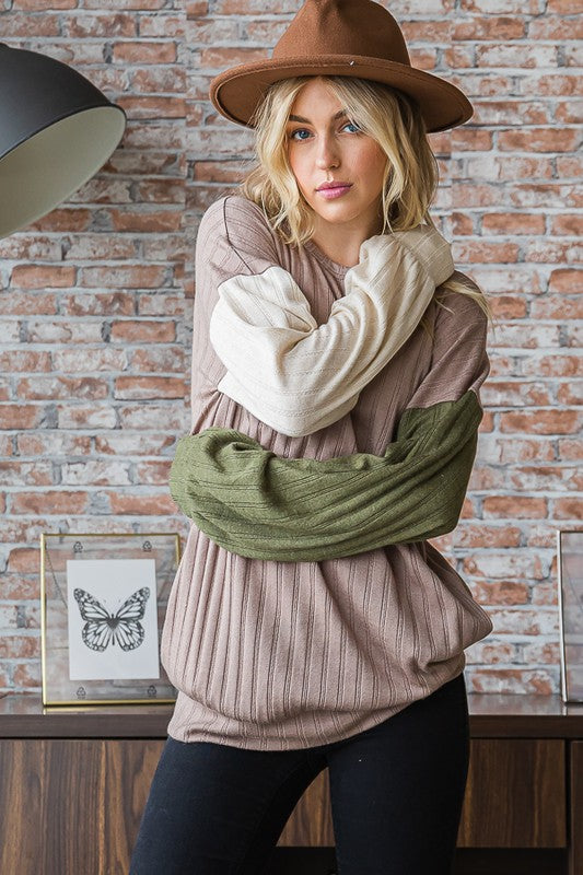 "Delaney" Pullover Top - The Katie Grace Boutique