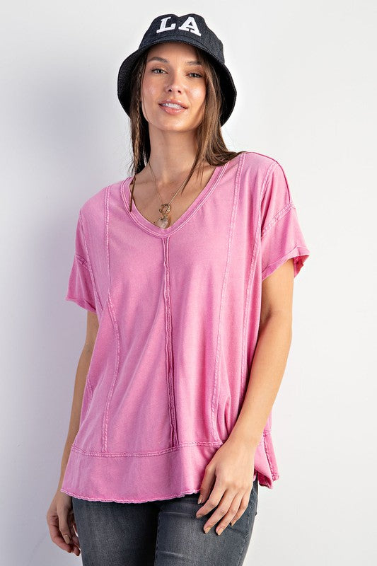 "Trixie" Mineral Washed Top