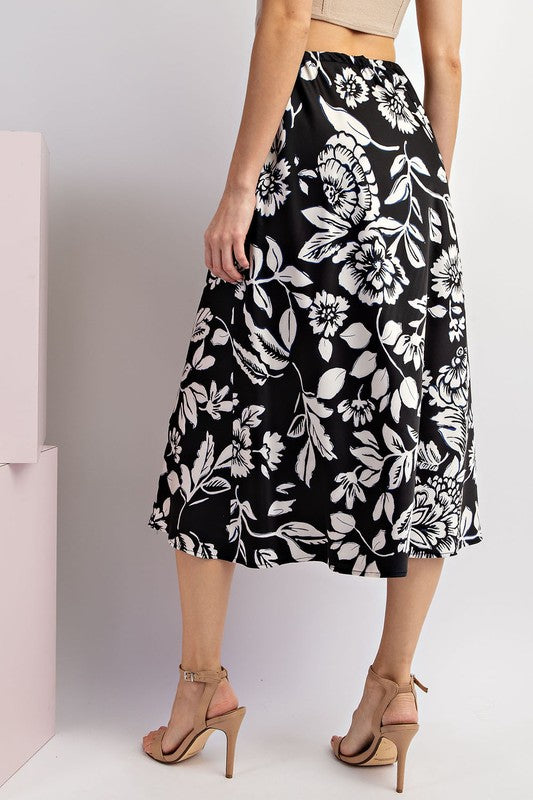 "Amira" Midi Length Skirt - The Katie Grace Boutique