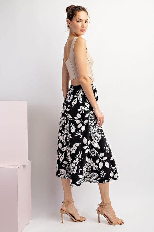 "Amira" Midi Length Skirt - The Katie Grace Boutique