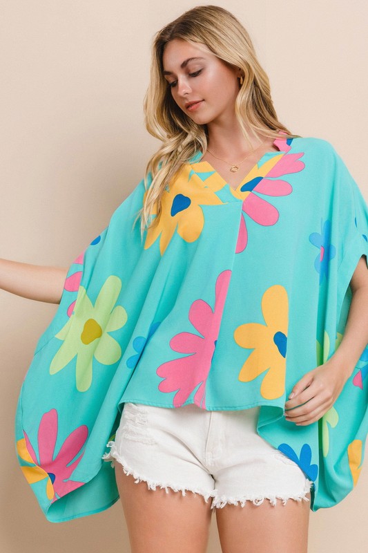 "Iggy" Oversized Blouse, 2 colors - The Katie Grace Boutique