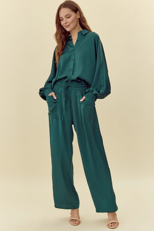 "Thea" Matching Separates, Green