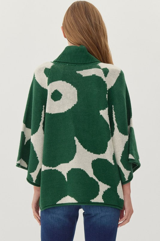 "Julieta" Bold Floral Sweater - The Katie Grace Boutique