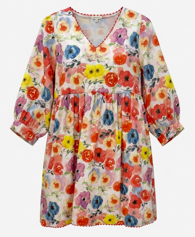 "Pippa" Floral Dress - The Katie Grace Boutique