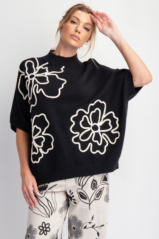 "Lorilei" Dolman Sleeve Sweater - The Katie Grace Boutique