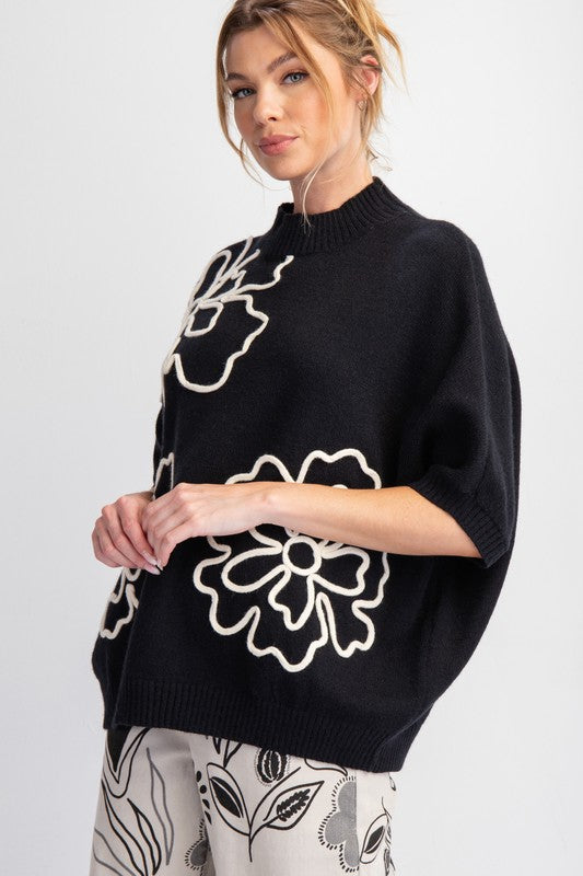 "Lorilei" Dolman Sleeve Sweater - The Katie Grace Boutique