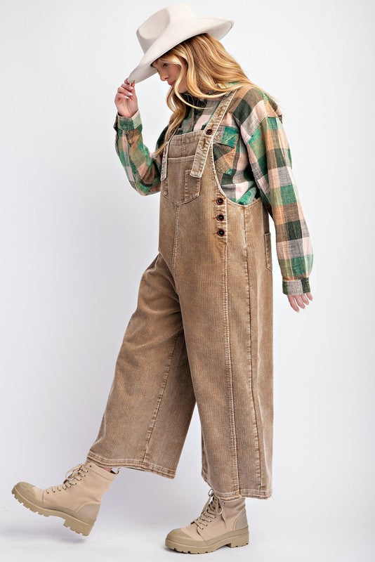 "McKenna" Corduroy Overalls (Copy) - The Katie Grace Boutique