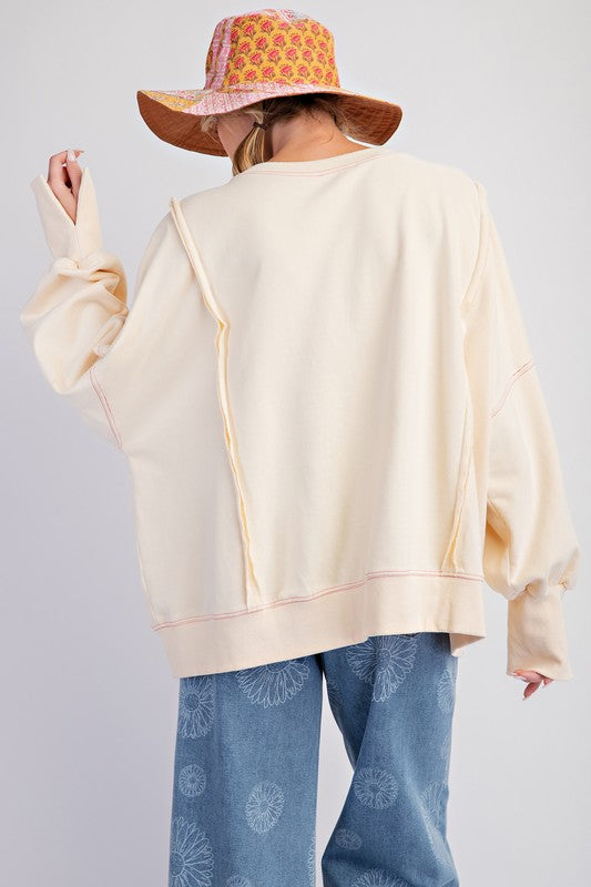 "Sofia" Applique' Pullover