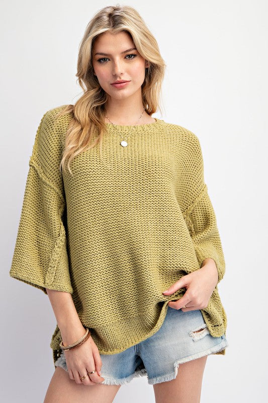 "Alaina" Chunky Knit Sweater, 3 colors - The Katie Grace Boutique