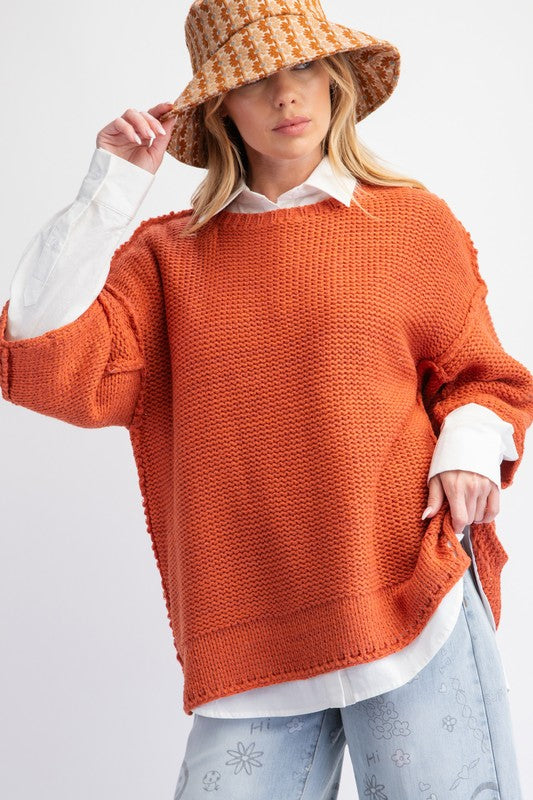 "Maci" Chunky Knit Sweater - The Katie Grace Boutique