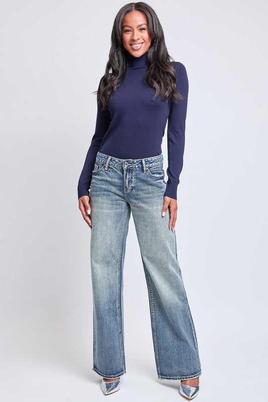 "Candice" Wide Leg Jeans - The Katie Grace Boutique