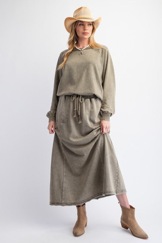 "Carter" Matching Mineral Separates, Olive - The Katie Grace Boutique