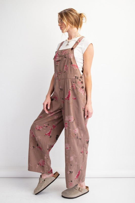 "Addison" Cotton Twill Overalls - The Katie Grace Boutique