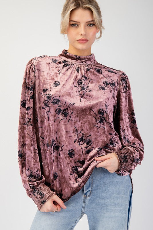 "Frances" Velvet Top, 2 colors